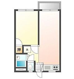 🉐敷金礼金0円！🉐コーポ安西