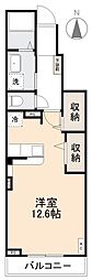 アーバンフラット六条2 ワンルームの間取図画像
