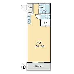 メゾンド西宝町 ワンルームの間取図画像