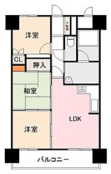 花房住宅国分寺賃貸マンション 3LDKの間取図画像