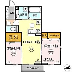 物件の間取り