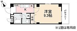 ノンニーナ蔦 1Kの間取図画像