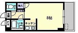 コンコート志度 1Kの間取図画像