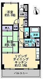 スカール松縄 2LDKの間取図画像