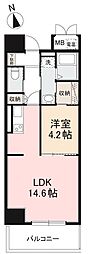 adeniumForest 1LDKの間取図画像