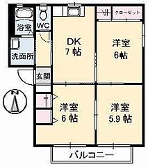 物件の間取り