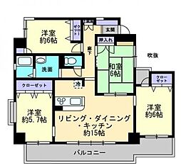 ストーンレイク子の浜B 4LDKの間取図画像