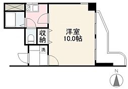 マンションロイヤルホワイト 1Kの間取図画像