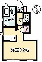ShaMaison太田上町 ワンルームの間取図画像