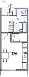 レオパレスコンフォート 1Kの間取図画像