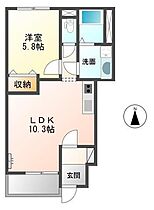 グラン　フェリシア　I 103 ｜ 香川県高松市六条町953-2（賃貸アパート1LDK・1階・40.82㎡） その2