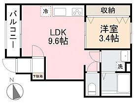 アネックス木太II 103 ｜ 香川県高松市木太町3369-5（賃貸アパート1LDK・1階・31.62㎡） その2