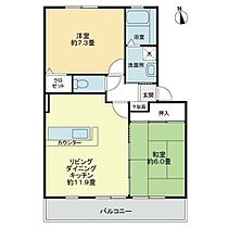 フォブール高松西 302 ｜ 香川県高松市檀紙町696-1（賃貸アパート2LDK・3階・55.89㎡） その2