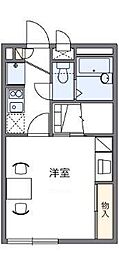 レオパレスASTC・da 1Kの間取図画像