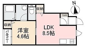 ルミエール元山II 105 ｜ 香川県高松市元山町513-4（賃貸アパート1LDK・1階・35.60㎡） その2