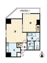 コトブキビル 301 ｜ 香川県高松市西の丸町6-15（賃貸マンション2K・3階・32.84㎡） その2