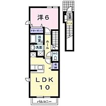 バレーフィールドII 209 ｜ 香川県高松市仏生山町甲773番地1（賃貸アパート1LDK・2階・38.64㎡） その2