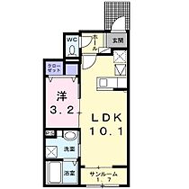 クラール鶴市フロイデＢ 103 ｜ 香川県高松市鶴市町詳細未定（賃貸アパート1LDK・1階・36.29㎡） その2