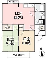 ロイヤルコート桜町Ａ・Ｂ・Ｃ・Ｄ B102 ｜ 香川県高松市桜町二丁目13-3（賃貸アパート2LDK・1階・53.61㎡） その2