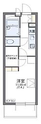 レオパレスオリーブ48 1Kの間取図画像