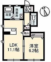 プロヌーブＭ　Ｃ棟 102 ｜ 香川県高松市木太町4693-2（賃貸アパート1LDK・1階・44.05㎡） その2