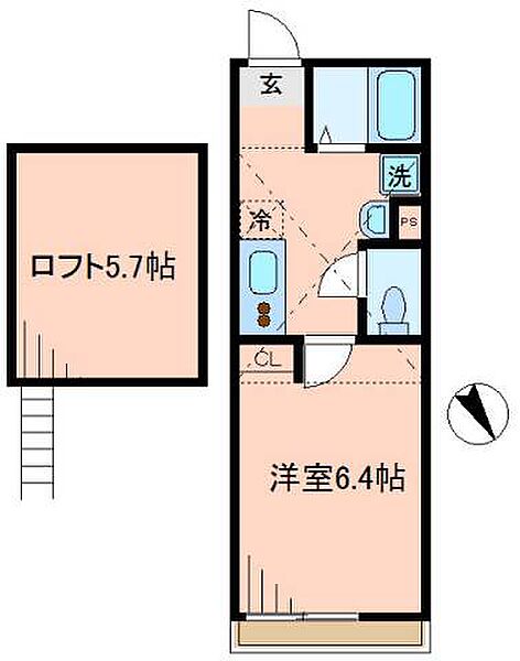 ネオステージII ｜神奈川県横浜市港南区日野1丁目(賃貸アパート1K・3階・21.70㎡)の写真 その2