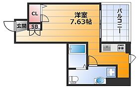 フィール三国  ｜ 大阪府大阪市淀川区新高4丁目（賃貸マンション1R・6階・26.04㎡） その2