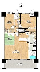 間取図画像 3LDK