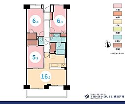 グレーシア湘南ライフタウン 3LDKの間取図画像