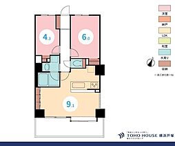 クリオ新横浜壱番館 2LDKの間取図画像