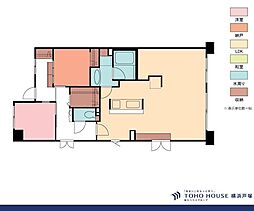 グランシティ上永谷 1SLDKの間取図画像