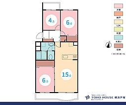 恒陽藤沢マンションB棟 3LDKの間取図画像