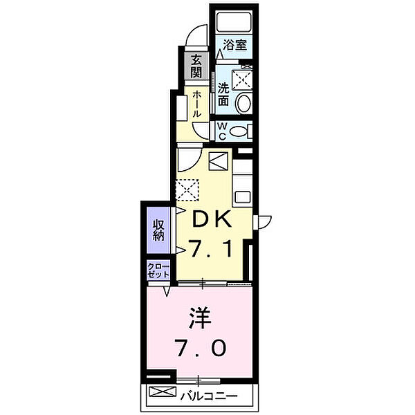 アルドール郡山 ｜大阪府茨木市郡山2丁目(賃貸アパート1DK・1階・36.25㎡)の写真 その2