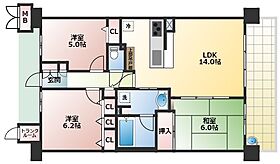 大阪府茨木市東太田3丁目（賃貸マンション3LDK・3階・69.72㎡） その2