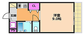 大阪府高槻市桃園町（賃貸マンション1K・2階・25.00㎡） その2