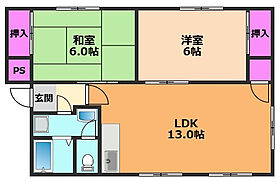 大阪府高槻市川添1丁目（賃貸マンション2LDK・1階・55.00㎡） その2