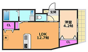 大阪府茨木市三島町（賃貸アパート1LDK・3階・39.60㎡） その2