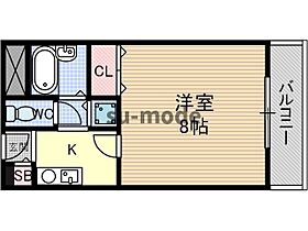 大阪府茨木市元町（賃貸マンション1K・5階・26.00㎡） その2