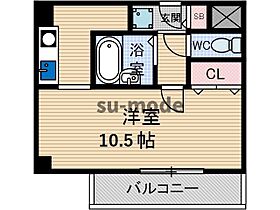 大阪府茨木市元町（賃貸マンション1K・3階・25.30㎡） その2