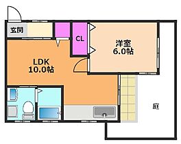 大阪府高槻市名神町（賃貸アパート1LDK・1階・39.00㎡） その2