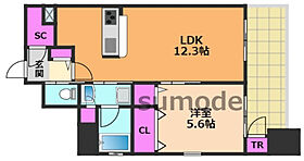 大阪府高槻市芥川町1丁目（賃貸マンション1LDK・9階・49.35㎡） その2