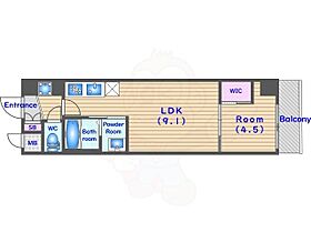 スワンズ京都東寺ガーデン  ｜ 京都府京都市南区八条源町（賃貸マンション1LDK・5階・32.30㎡） その2