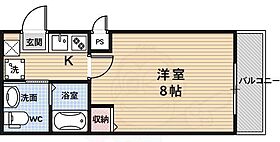 フラッティ花園ミンク  ｜ 京都府京都市中京区西ノ京馬代町（賃貸マンション1K・4階・22.68㎡） その2