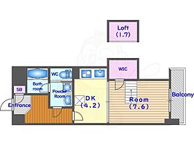 京都府京都市伏見区竹田向代町川町（賃貸マンション1DK・6階・33.07㎡） その2