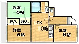 メゾンミソノ 3LDKの間取図画像