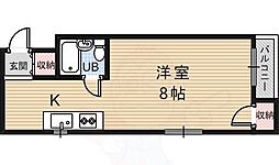 メゾン・ド・ノース 1Kの間取図画像