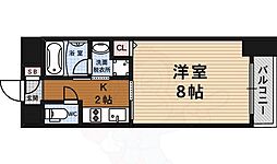 ジョイシティ二条城前 1Kの間取図画像