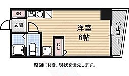 シボラ六条高倉 ワンルームの間取図画像