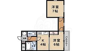 リバティ西陣  ｜ 京都府京都市上京区家永町（賃貸マンション2K・2階・40.21㎡） その2