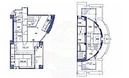 グランフォルム京都御所南 2LDKの間取図画像